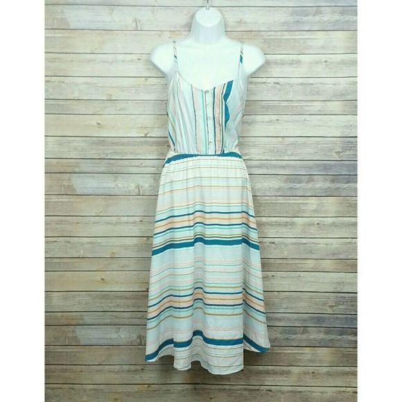 LC Lauren Conrad Striped Dress Size 2 - Picture 2 of 7